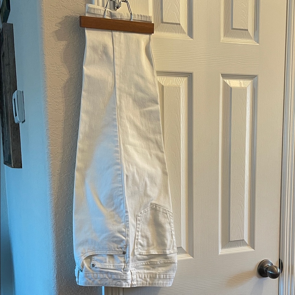 Croft & Barrow Stretch White Jeans 14